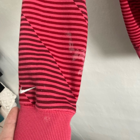 Nike  stripped zip up hoodie size medium - Picture 15 of 15